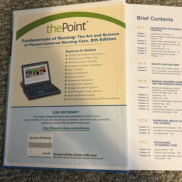 Fundamentals of nursing book 8th edition - Picture 2 of 4